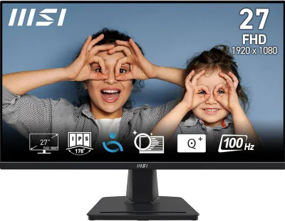 Monitor MSI PRO MP275, 27 inch, Full HD 1920 x 1080, IPS, 100 Hz, 4 ms