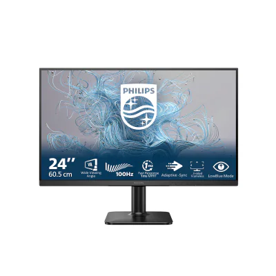 Monitor PHILIPS 24E2N1100LB/00, 23,8 inch, Full HD 1920 x 1080, VA, 100 Hz, 4 ms