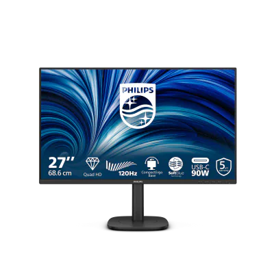 Monitor Philips 27" 27B2U3601/00, Diagonal (inch): 27, Diagonal (cm): 68, Aspect ratio: 16:9, Panel: IPS, Resolution: 2560x1440, Refresh Rate: 120Hz, Response time GtG: 4ms, Brightness (max): 350 cd/m², Contrast (static) : 1500:1, Contrast (dynamic):