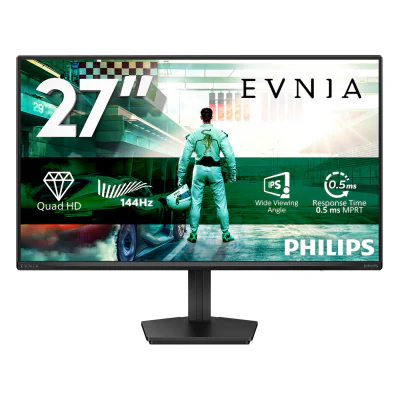 Monitor Philips 27" 27M2N3500NF/00, Diagonal (inch): 27, Diagonal (cm): 68, Aspect ratio: 16:9, Panel: IPS, Resolution: 2560x1440, Refresh Rate: 144Hz, Response time MPRT: 0.5ms, Brightness (max): 300 cd/m², Contrast (static) : 1500:1, Contrast (dyna