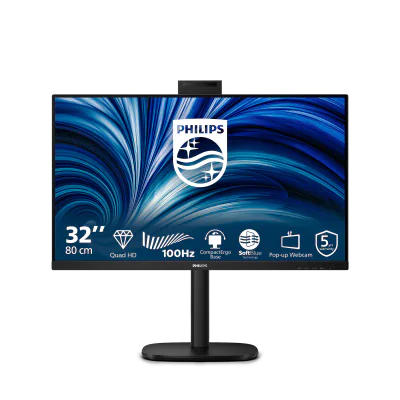 Monitor Philips 31.5" 32B2U3601H/00, Diagonal (inch): 31.5, Diagonal (cm): 80, Aspect ratio: 16:9, Panel: IPS, Resolution: 2560x1440, Refresh Rate: 100Hz, Response time GtG: 4ms, Brightness (max): 350 cd/m², Contrast (static) : 1000:1, Contrast (dyna