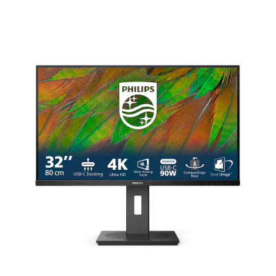 Monitor PHILIPS 32B1U3900/00, 31,5 inch, 4K Ultra HD 3840 x 2160, VA, 60 Hz, 4 ms