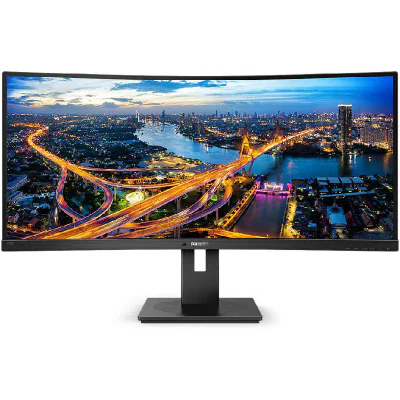 Monitor Philips 34" 345B1C/00, Curvature: 1500R, Diagonal (inch): 34, Diagonal (cm): 86, Aspect ratio: 21:9, Panel: VA, Resolution: 3440x1440, Refresh Rate: 100Hz, Response time GtG: 5ms, Brightness (max): 300 cd/m², Contrast (static) : 3000:1, Contr
