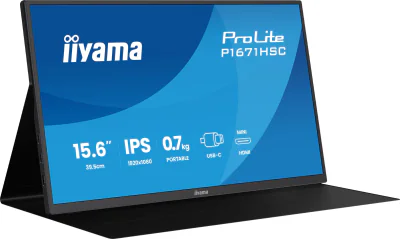 iiyama Monitor portable P1671HSC-B1 P1671HSCB1 (P1671HSC-B1)