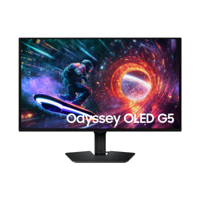 Monitor Samsung 27" LS27FG500SUXEN, Diagonal (inch): 27, Diagonal (cm): 68, Aspect ratio: 16:9, Panel: OLED, Resolution: 2560x1440, Refresh Rate: 180Hz/144Hz, Response time GtG: 0.03ms, Brightness (max): 200 cd/m², Contrast (static) : 1M:1, Viewing a