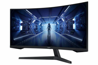 Monitor Samsung 34" LC34G55TWWPXEN, Curvature: 1000R, Diagonal (inch): 34, Diagonal (cm): 86, Aspect ratio: 21:9, Panel: VA, Resolution: 3440x1440, Refresh Rate: 165Hz, Response time MPRT: 1ms, Brightness (max): 250 cd/㎡, Contrast (static) : 2500:1, 