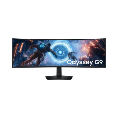 Monitor Samsung 49" LS49FG910EUXEN, Curvature: 1000R, Diagonal (inch): 49, Diagonal (cm): 124, Aspect ratio: 32:9, Panel: VA, Resolution: 5120x1440, Refresh Rate: 144Hz, Response time GtG: 1ms, Brightness (max): 350 cd/m², Contrast (static) : 2500:1,