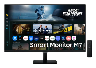 Samsung M70F, 81.3 cm (32"), 3840 x 2160 pixels, 4K Ultra HD, LCD, 4 ms, Black