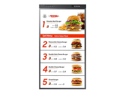 Monitor signage SAMSUNG OM55N HighBrightness, 55", 3000+1000nit, 24/7, FHD, E-LED, 6ms, contrast static 6000:1, mătuire 0%, Tizen 5.0, MagicINFO S7, CPU A72*4, RAM 2.5GB, stocare 8GB. Polarized Sun Glasses Viewable in any direction, Auto Brightness C