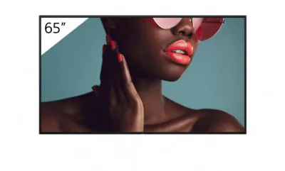 Monitor signage Sony BZ40L, 65", 700nit, 24/7, UHD, panel IPS, D-LED, 8ms, contrast static 1200:1, contrast dinamic 600000:1, mătuire 47% with low reflection, Android 10, stocare 32GB. Miracast, Chromecast built-in, AirPlay, Apple HomeKit, Google Pla