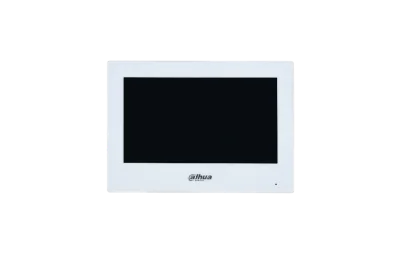 Monitor videointerfon Dahua VTH2622GW-W touch screen 7'', 2 fire si Wi-Fi, SIP, alb