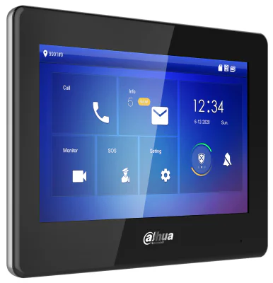 Monitor videointerfon de interior DAHUA VTH5422HB, ecran 17,8 cm, IP / 2 fire