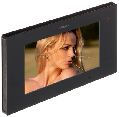 Monitor videointerfon de interior Vidos M1021B-2, ecran 17,8 cm, sistem Vidos DUO