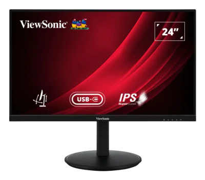 Monitor ViewSonic 23.8" VG2409-MHDU-2, Diagonal (inch): 23.8, Diagonal (cm): 60, Aspect ratio: 16:9, Panel: IPS, Resolution: 1920x1080, Refresh Rate: 100Hz, Response time GtG: 4ms, Brightness (max): 350 cd/m², Contrast (static) : 1300:1, Contrast (dy