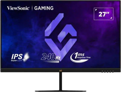 Monitor ViewSonic 27" VX2779A-HD-PRO, Diagonal (inch): 27, Diagonal (cm): 69, Aspect ratio: 16:9, Panel: IPS, Resolution: 1920x1080, Refresh Rate: 240Hz, Response time MPRT: 1ms, Brightness (max): 250 cd/m², Contrast (static) : 1000:1, Contrast (dyna