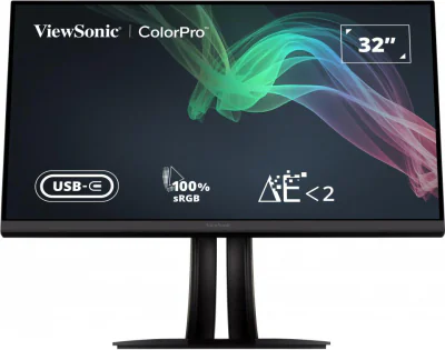Monitor ViewSonic 31.2" VP3256-4K, Diagonal (inch): 31.2, Diagonal (cm): 80, Aspect ratio: 16:9, Panel: IPS, Resolution: 3840x2160, Refresh Rate: 60Hz, Response time GtG: 5ms, Response time MPRT: 5ms, Brightness (max): 350 cd/m², Contrast (static) : 