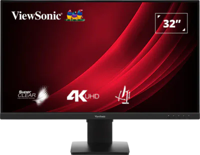 Monitor ViewSonic 31.5" VG3208-4K, Diagonal (inch): 31.5, Diagonal (cm): 80.01, Aspect ratio: 16:9, Panel: VA, Resolution: 3840x2160, Refresh Rate: 60Hz, Response time GtG: 4ms, Brightness (max): 300 cd/m², Contrast (static) : 3000:1, Contrast (dynam