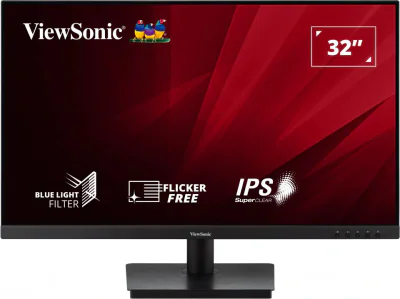 Monitor ViewSonic 32" VA3209-MH, Diagonal (inch): 32, Diagonal (cm): 81, Aspect ratio: 16:9, Panel: IPS, Resolution: 1920x1080, Refresh Rate: 75Hz, Response time GtG: 4ms, Brightness (max): 250 cd/㎡, Contrast (static) : 1200:1, Contrast (dynamic): 50
