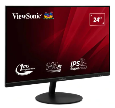 Viewsonic VA VA24E2-H, 60.5 cm (23.8"), 1920 x 1080 pixels, Full HD, LED, 1 ms, Black