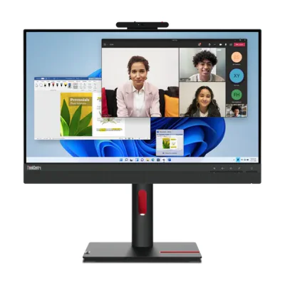 Monitor WLED IPS Lenovo ThinkCentre TIO-24 Gen5, 24 inch, 1920 x 1080, 60 Hz, 4 ms, 99% sRGB, HDMI, DisplayPort, Black