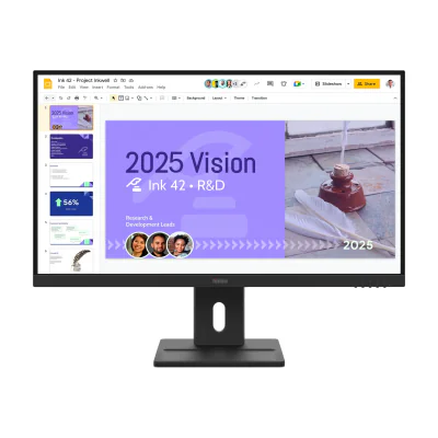 Monitor WLED IPS Lenovo ThinkVision E27Q-40, 27 inch, 2560 x 1440, 100 Hz, 4 ms, 99% sRGB, HDMI, DisplayPort, Raven Black
