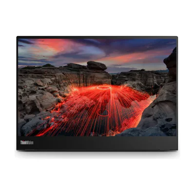 Monitor portabil WLED IPS Lenovo ThinkVision M14t Gen 2, 14 inch, 2240 x 1400, 60 Hz, 6 ms, 100% sRGB, USB-C, Raven Black