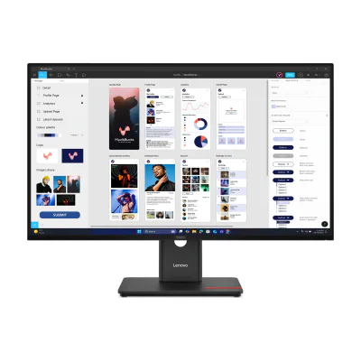 Monitor WLED IPS Lenovo ThinkVision T32UD-40, 32 inch, 3840 x 2160, 60 Hz, 4 ms, 99% sRGB, USB-C, HDMI, DisplayPort, Eclipse Black
