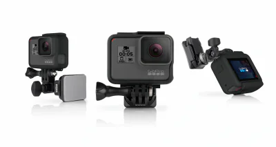 Montura GoPro casca, montare fata sau lateral "AHFSM-001"