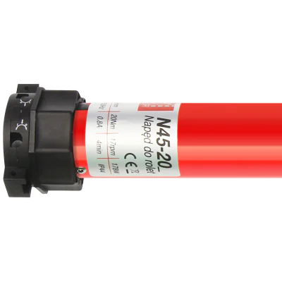 Motor tubular pentru jaluzele ATELOR ATELOR-N-45-20, 178 W, 17 rot/min, 20 Nm