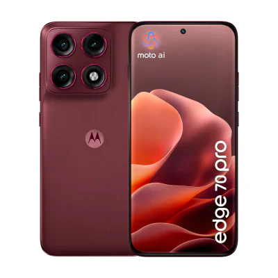 Motorola edge 70 pro , 17.2 cm (6.78"), 8 GB, 256 GB, 50 MP, Android 16.0, Bordeaux