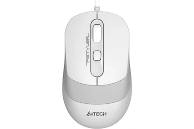 Mouse A4tech FM10, cu fir, alb