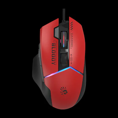 Mouse A4Tech, gaming, Bloody Extra Fire RGB, USB Sports Red, "W95Ultra Sports Red", 4711421 002301