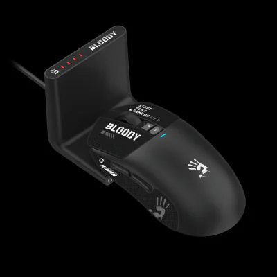 Mouse A4Tech, gaming, BLOODY WAVELINK FULL,SPEED DUAL MODE WIRELESS USB BLACK, "R72UltraDuo BLACK ", 4711421 000970
