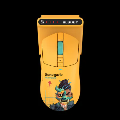 Mouse A4Tech, gaming, BLOODY WAVELINK FULL,SPEED DUAL MODE WIRELESS USB RENEGADE SUNSET, "R72UltraDuo RENEGADE SUNSET", 4711421 000826