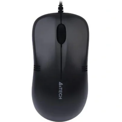 MOUSE A4tech, PC sau NB, cu fir, USB, optic, 1000 dpi, butoane/scroll 3/1, negru, "OP-560NU-1"