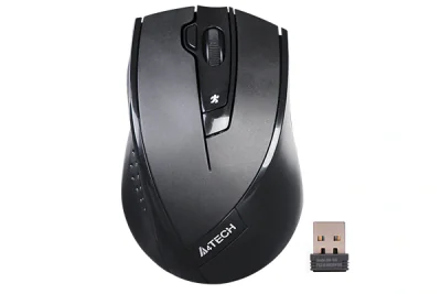 Mouse A4tech G9-730FX-BK, wireless, negru