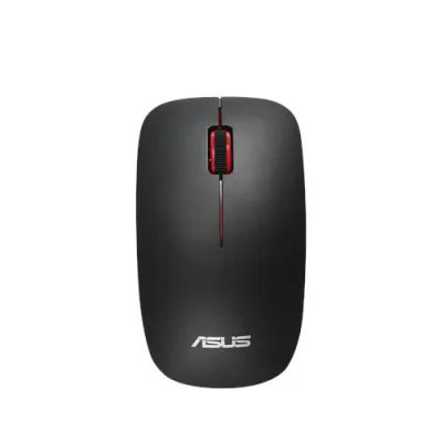 Mouse ASUS 90XB0450-BMU000, wireless 2.4 GHz, 1600 DPI, Black, Red