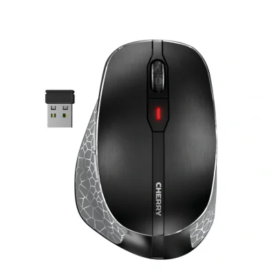 Mouse CHERRY JW-8600, wireless 2.4 GHz și Bluetooth, 3000 DPI, Bluetooth 4.0, Black, Grey