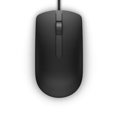 Mouse DeLL MS116, USB, 1000 DPI, Black