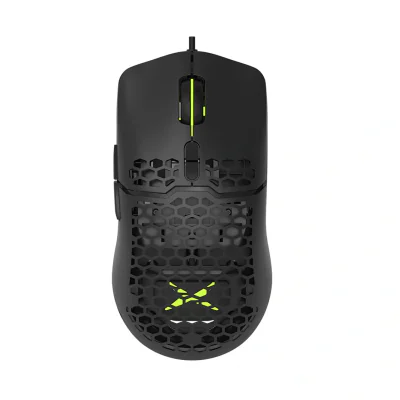 MOUSE DELUX, gaming, cu fir, USB, optic, 7200 dpi, butoane/scroll 7/1, buton selectare viteza, negru, "M700A" (include TV 0.15 lei)