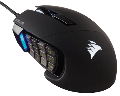 Mouse Gaming Corsair SCIMITAR RGB ELITE Optical cu fir, negru
