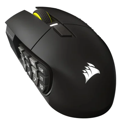 Mouse Gaming Wireless CORSAIR Scimitar Elite Wireless SE, 33000 dpi, Negru