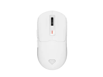 Mouse gaming wireless Gensesis Zircon 660 PRO, senzor optic Pixart PAW3395, interfata USB, rezolutie maxima 26000 DPI, numar butoane 6, iluminare RGB, switch mecanic Kailh 8.0, alb