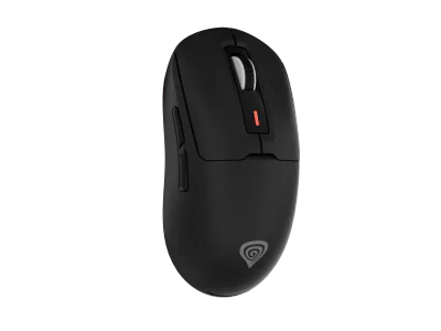 Mouse gaming wireless Gensesis Zircon 660, senzor optic Pixart PAW3311, interfata USB, rezolutie maxima 12000 DPI, numar butoane 6, iluminare RGB, switch mecanic Huano Purple 90M, negru