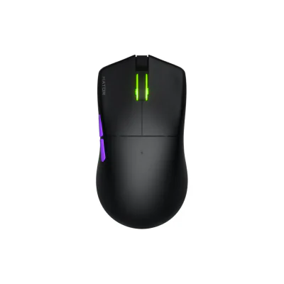 Mouse gaming wireless Hator Pulsar 3 ULTRA 8K+4K, polling rate pana la 8000Hz, senzor Optical PixArt PAW 3950, rezolutie maxima 30000 DPI, switch HATOR® Optical 100M, side switch Kailh 3M, durata de viata baterie in wireless mode pana la 180 de ore, 
