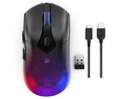Mouse Gaming Wireless LENOVO Legion M410, 16000 dpi, negru