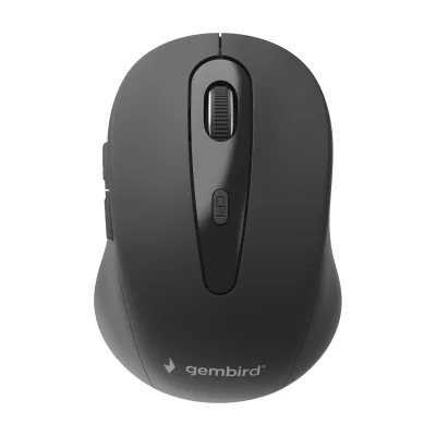 Mouse Gembird MUSWB-6B-01 bluetooth 3.0, rezolutie optica 1600 DPI, dimensiuni 95 x 65 x 35 mm,  2 x AAA batteries (nu sunt incluse), negru