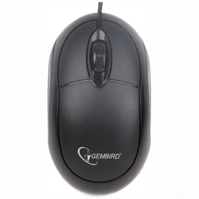 GEMBIRD MUS-U-01 Optical mouse 1000 DPI USB black