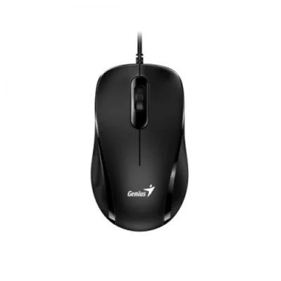MOUSE Genius, "DX-101", PC sau NB, cu fir, USB, optic, 1200 dpi, butoane/scroll 3/1, negru, "31010026401"