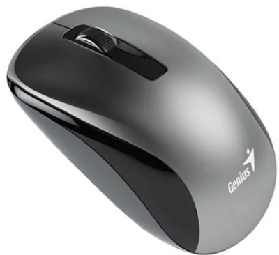 Mouse Genius, „NX-7010", PC sau NB, wireless, 2.4GHz, optic, 1200 dpi, butoane/scroll 3/1, gri